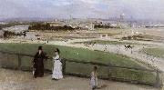 Berthe Morisot Face on Paris from Trocadero oil painting artist